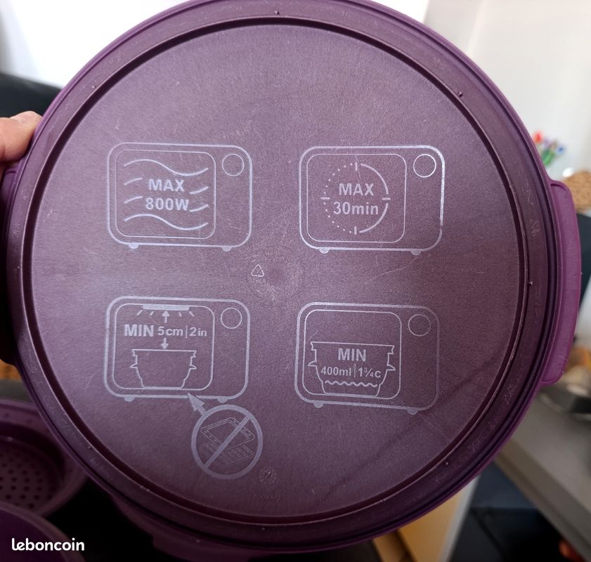 Micro Vap Tupperware – Cuiseur vapeur micro-ondes