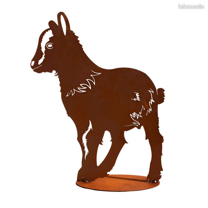 Silhouette chèvre en métal/ décoration (image 3)