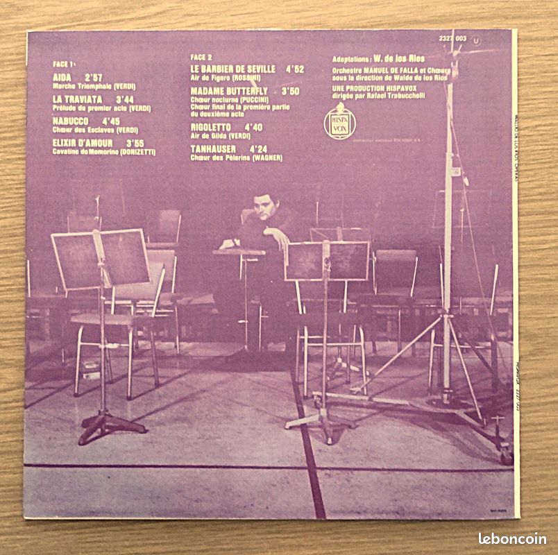 Disque Vinyle 33T " Wados De Los Rios " (image 2)