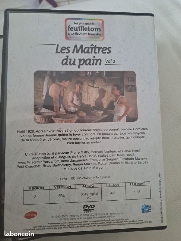 Les maîtres du pain dvd (image 3)