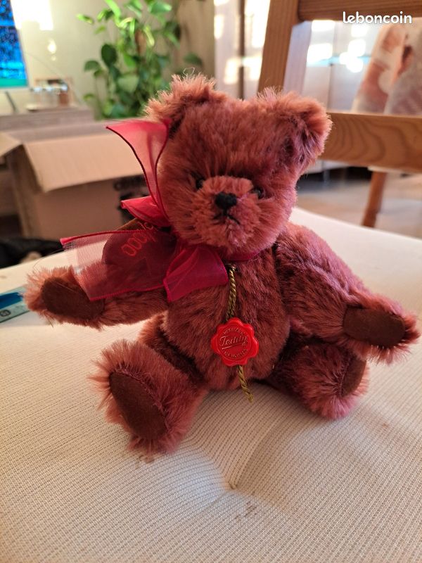 Ours Hermann Vintage – Noir Et Blanc, Ours En Peluche Ancien
