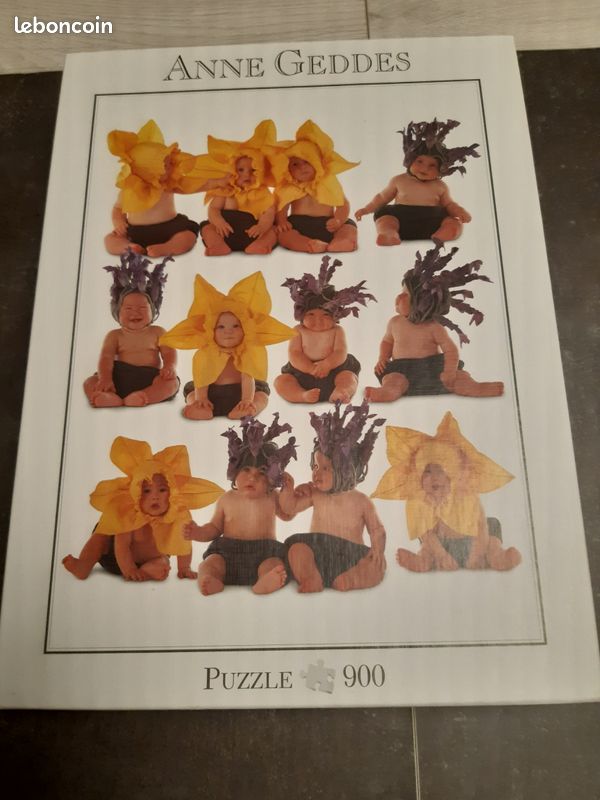 2 puzzles anne geddes bébés 900 pièces (image 2)