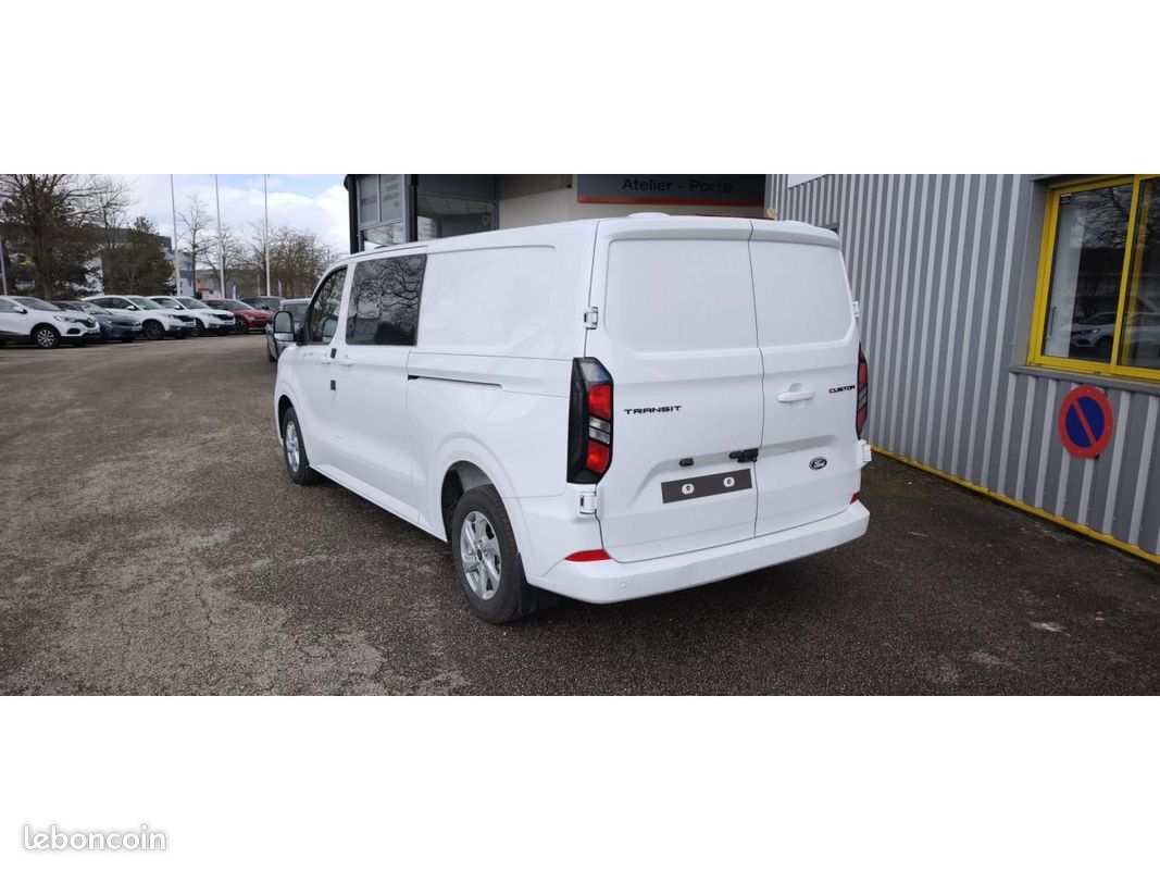 FORD TRANSIT CUSTOM 2.0 EcoBlue - 170 - BVA S&S CABINE APPROFONDIE (image 5)