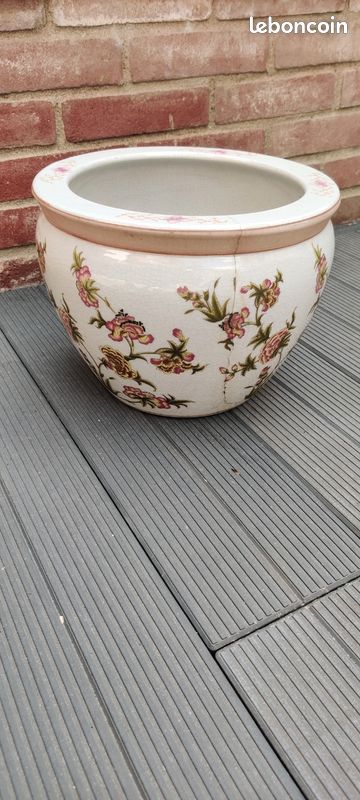 Ancien pot de fleur céramique (image 1)