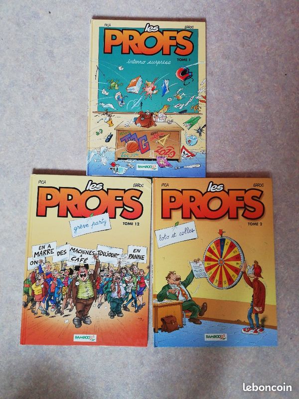 Lot de 3 bd les profs numéro 1,2,12 (image 1)