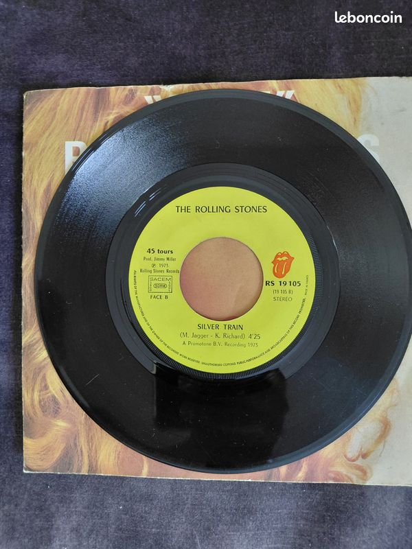 Rolling Stones vinyle 45t Angie 1973 (image 4)