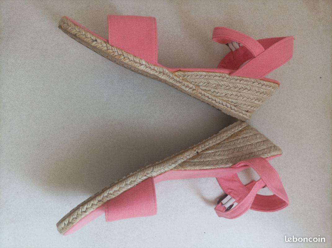 Chaussures espadrilles corail neuves (image 6)