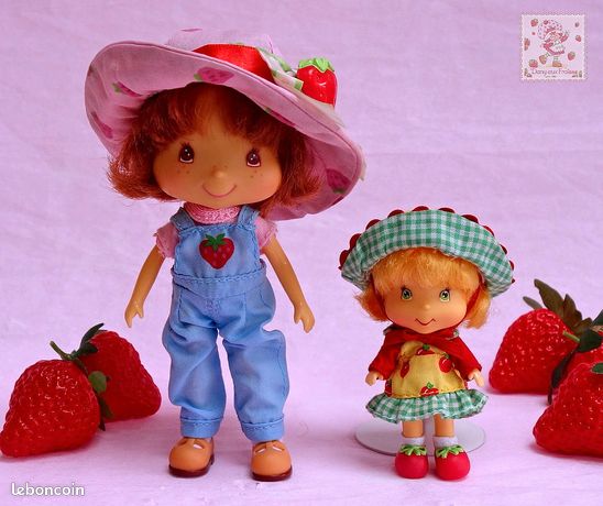 Poupée Porcelaine Strawberry Shortcake Danbury 2003 - Charlotte Aux Fraises
