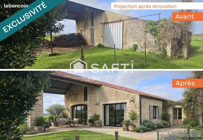 Grange 2 pièces 70 m²