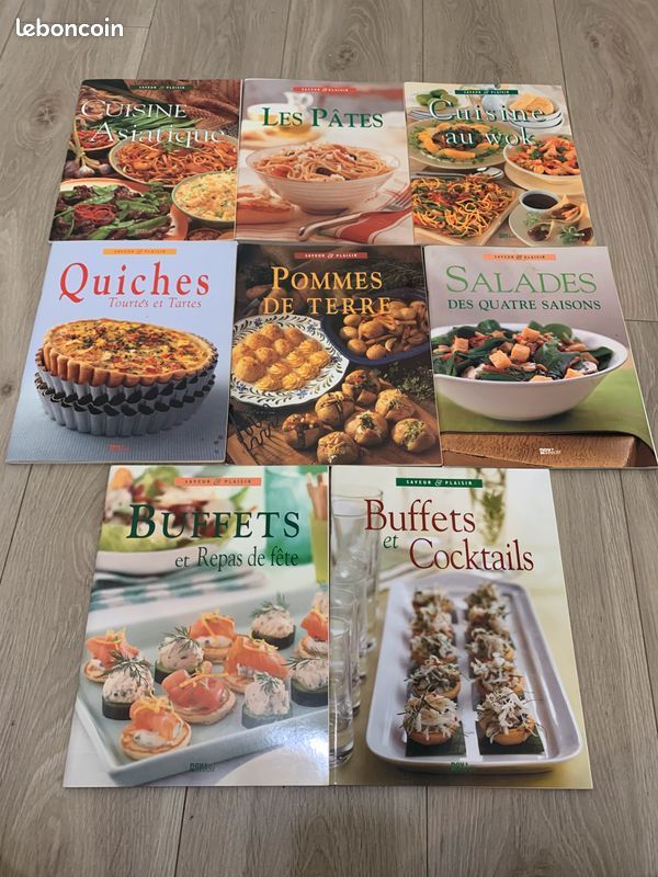 Lot de 8 livres de cuisine SAVEUR & PLAISIR (image 2)