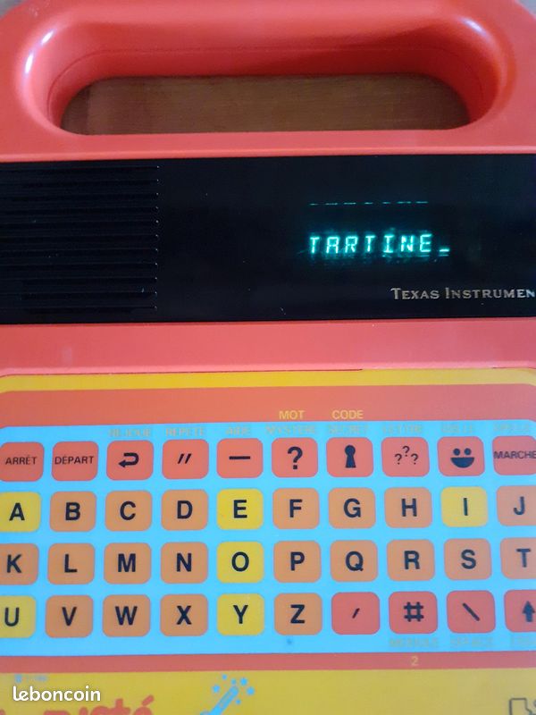 La Dictée Magique Texas Instruments - Module N°2 - Jeu Éducatif Vintage
