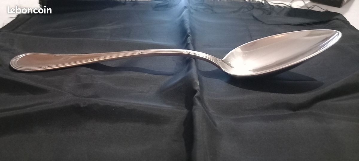 6 Cuillères à Café en Argent, Art Nouveau, France, Ravinet Denfert, 1890s, Set de 6 en vente sur