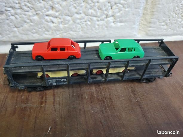 Jouef-Train n°7603+Transport avec voitures (Simca 1500,2cv,ds...)Année