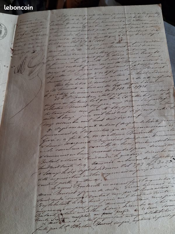 Napoléon Jean Evangéliste Emilien Desmousseaux de Givré vente terrain à Victor Delouje maître maçon Marcilly sur Eure (image 9)