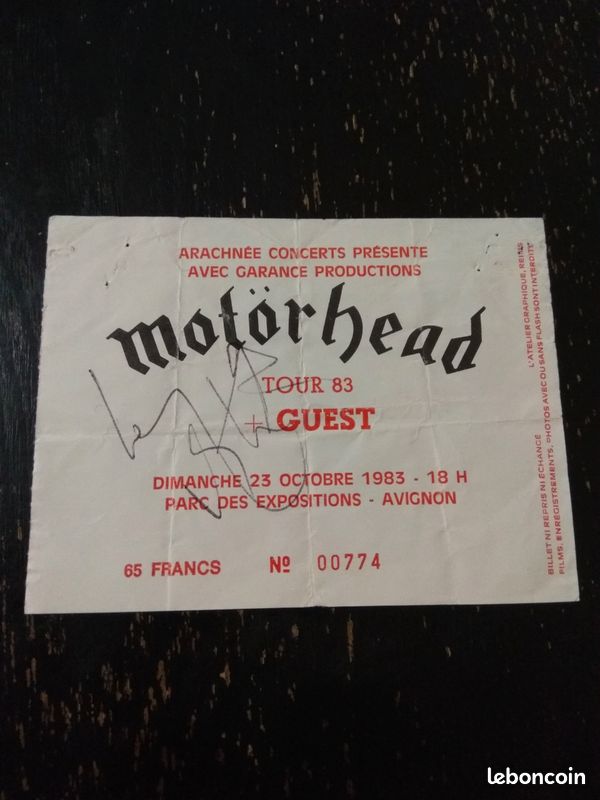 45 T Dédicace Motorhead 1983 (image 8)