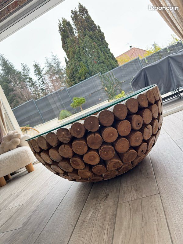Table basse en teck (image 1)
