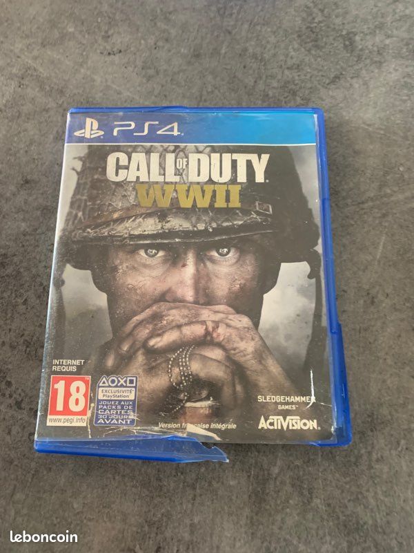 Call of dutty WWII ps4 ( boite en mauvais état ) (image 1)