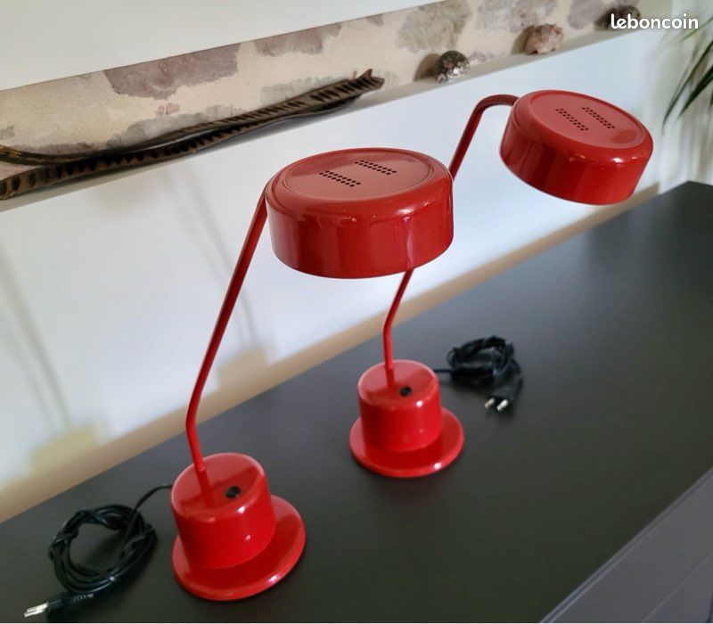 Lampe moderne rouge (image 4)