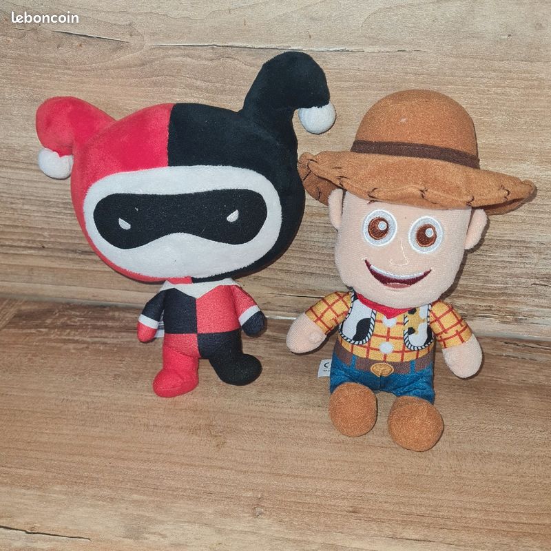 Peuluche Harley Quinn et woody (image 1)