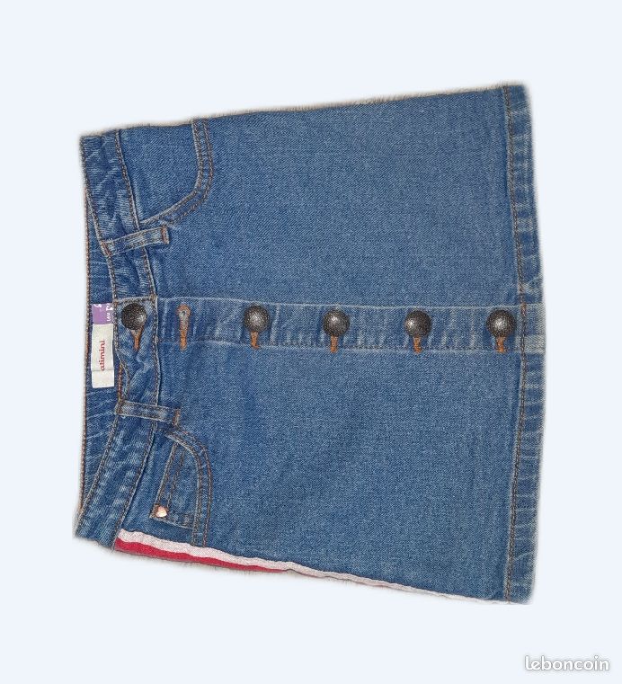 Jupe en jeans catimini taille 6 ans (image 1)