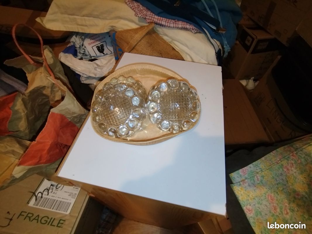❤️4 pieds de table en verre (image 1)
