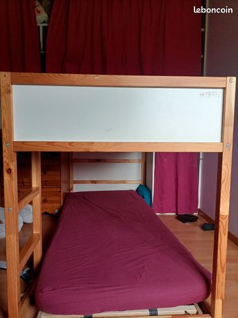 Auvent De Lit IKEA Kura Bleu - Tente De Couchage En Polyester Pour Superposé