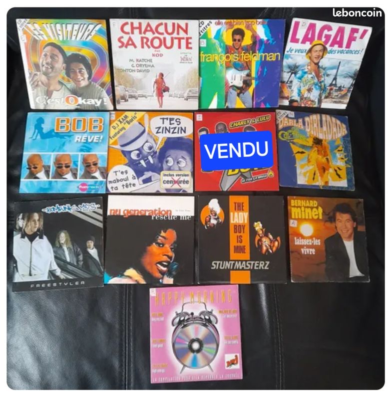 CD 2 titres - Différents artistes (1 les 5 CD) (image 3)