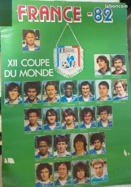 RUBIK'S CUBE ÉQUIPE DE FRANCE. COUPE DU MONDE FOOTBALL 1982