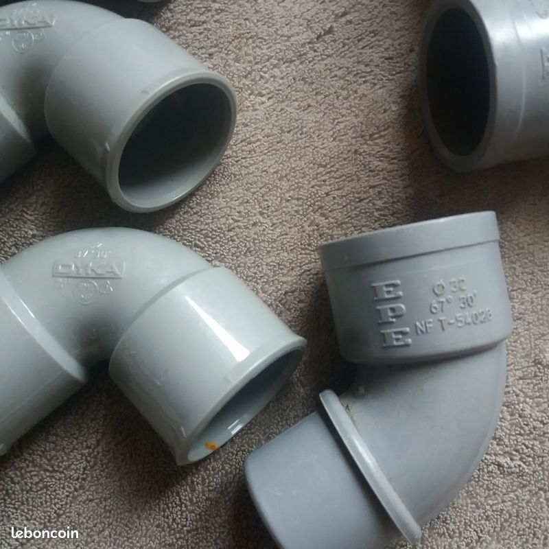 Coudes PVC diamètre 32 (image 2)