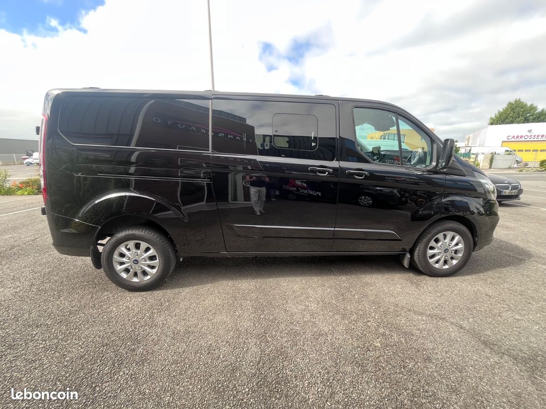 Ford transit custom cabine approfondie 320 l2h1 2.0 ecoblue 130 bva limited prix ttc/tva recuperable (image 6)