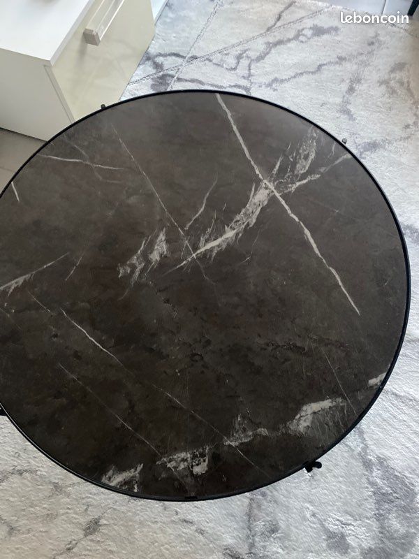 Table basse salon marbré (image 3)