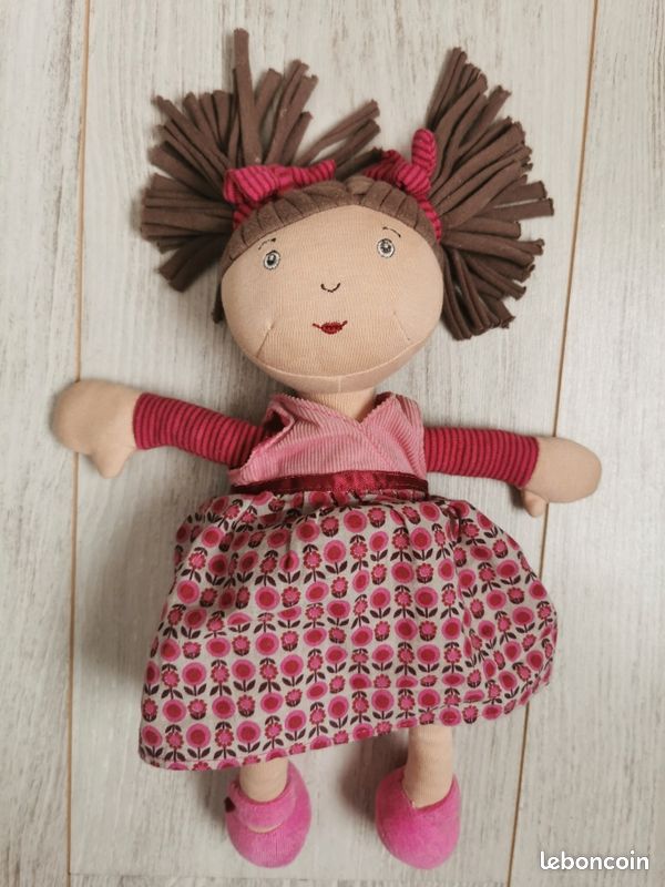 Moulin Roty poupée de chiffon Lily Rose (image 1)