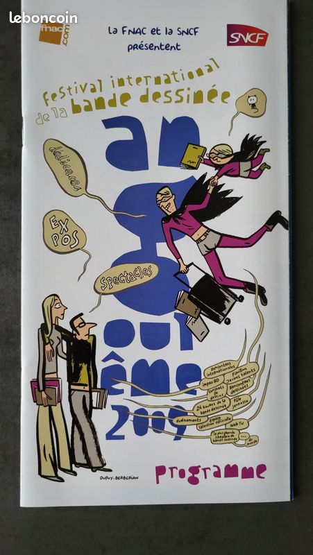 Lot 7 programmes festival bd angouleme annee 2007 a 2019 (image 6)