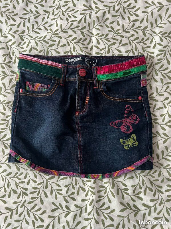 Jupe en jean Desigual 9-10 ans (image 1)