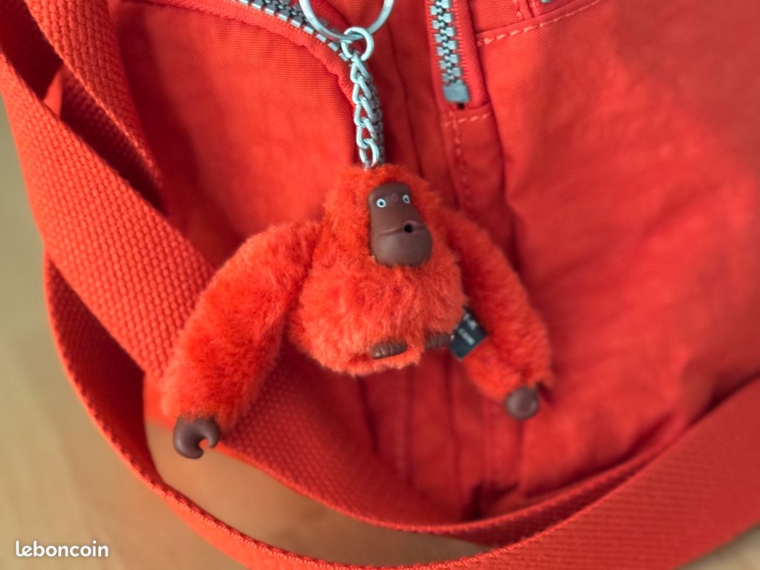 Sac Bandoulière Kipling Hélène Fuchsia/orange - Occasion, Excellent état, Strap Ajustable