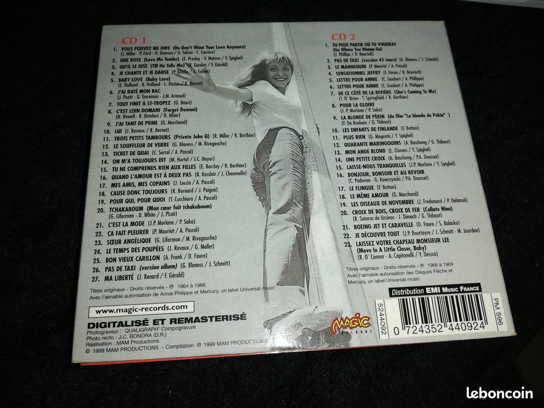 Double cd annie philippe magic records 1999 l'intégrale sixties superbe état (image 4)