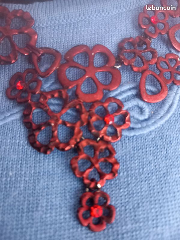 Collier femme tres original .et rare (image 3)