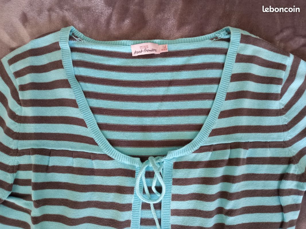 Boléro court enfant - Miss Avant Première - Taille 14 ans (image 3)
