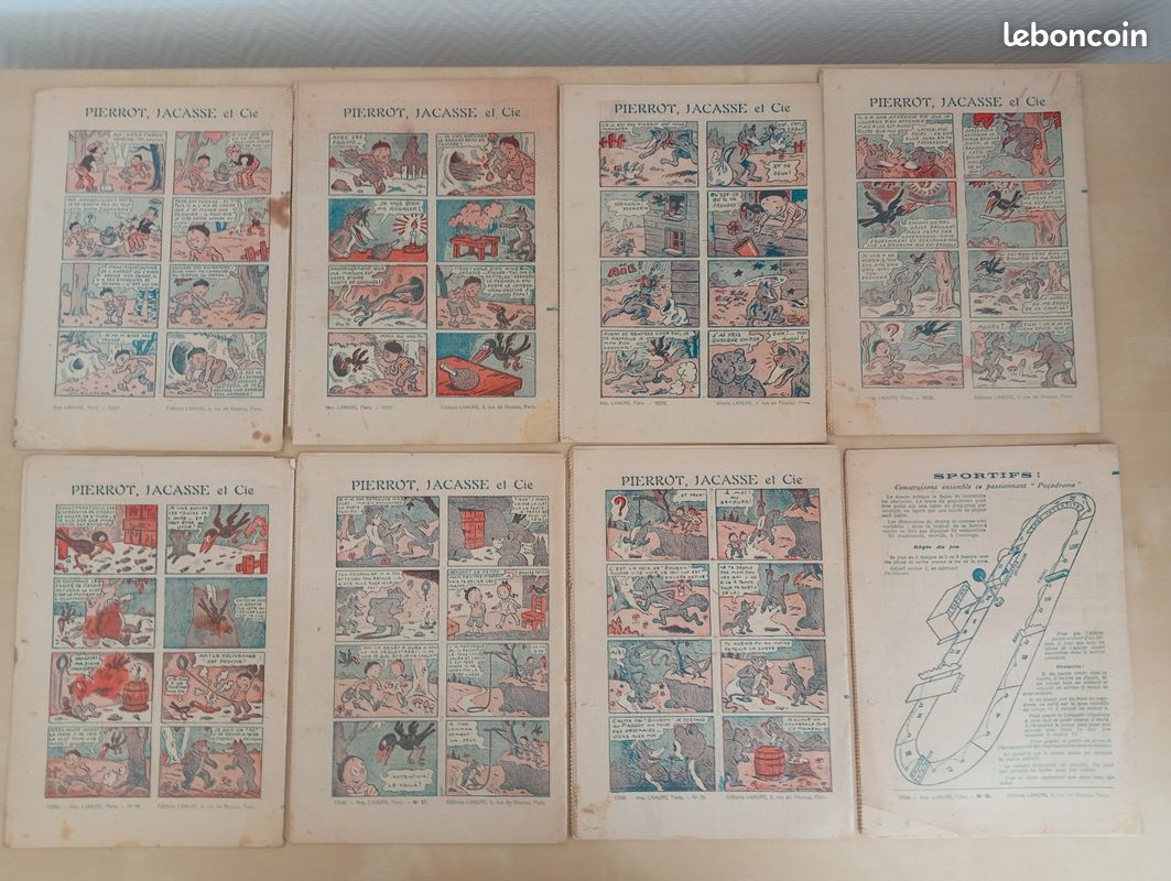 Lot de 7 fascicules collection "Belles Histoires de Vaillance" 1940-1942 (image 2)