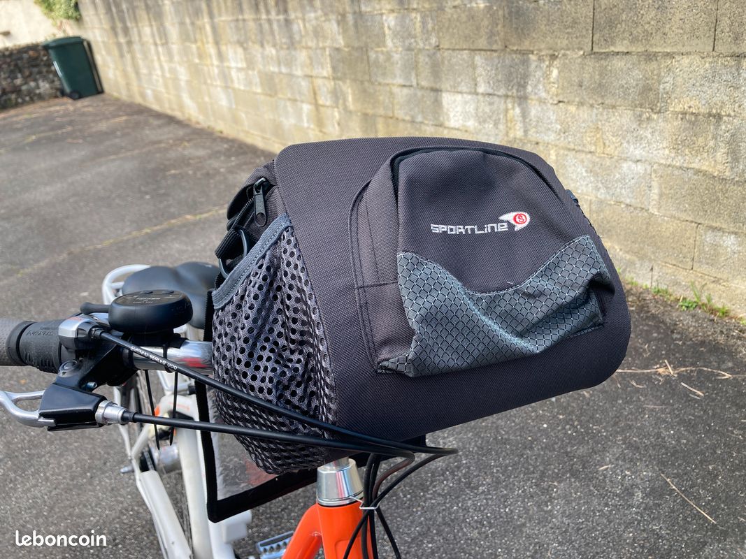 Sacoche Vélo Sportline Noire – Sac De Selle Pour Vélo – Occasion Bon état