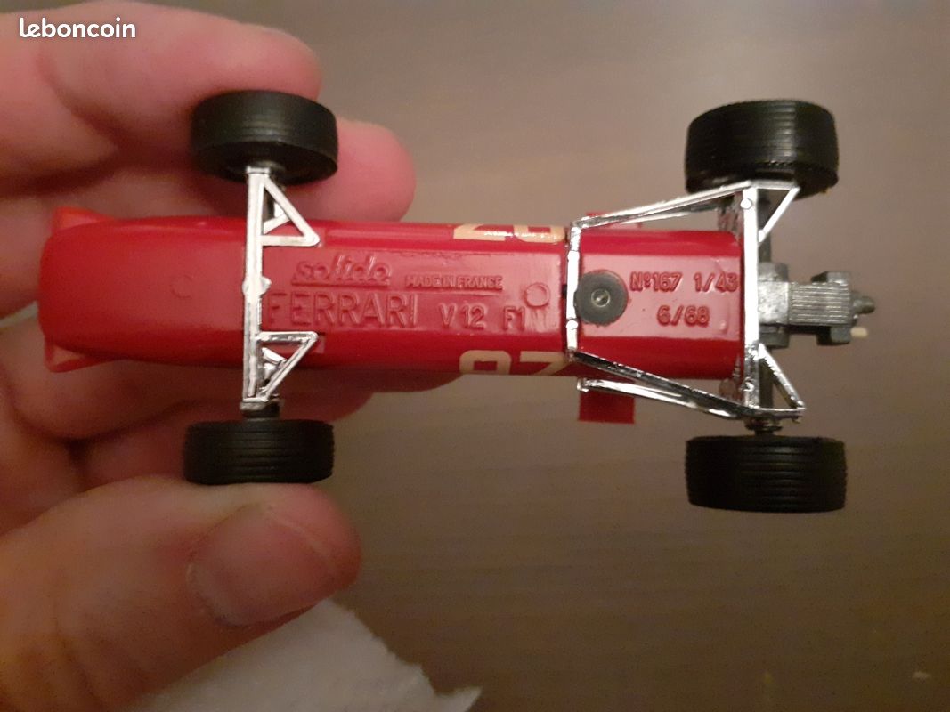 Ancien Solido Modèle n° 122 Ferrari F1 Typo 156
