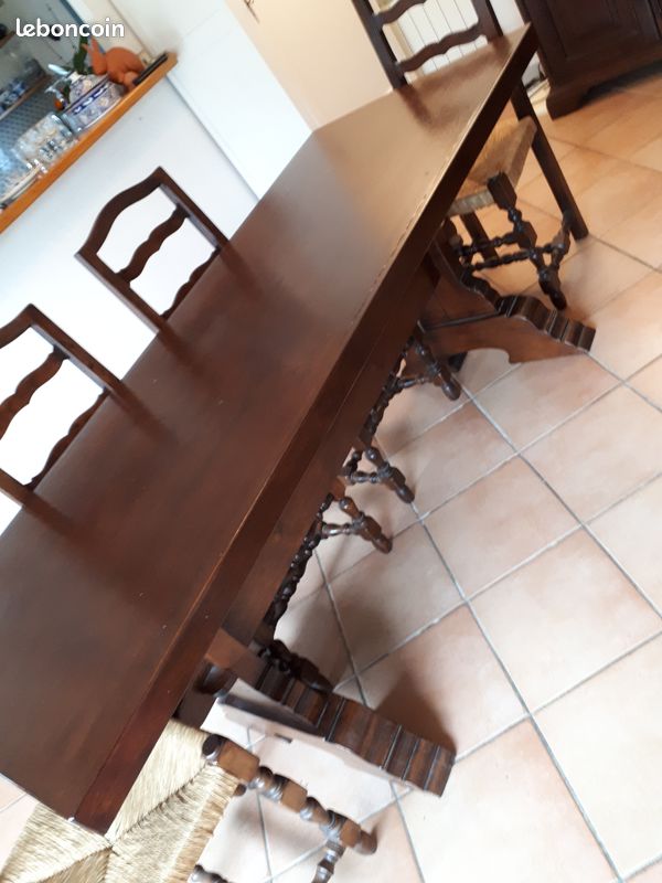 Table de ferme rustique (image 3)