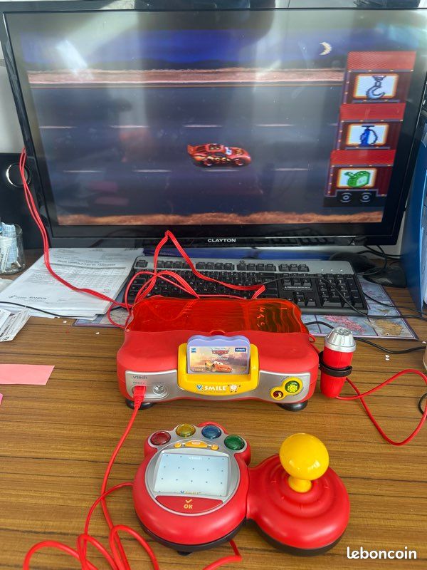 Jeu Cars : Quatre Roues / A Fond La Caisse Pour V.Smile (VTech) – état Correct