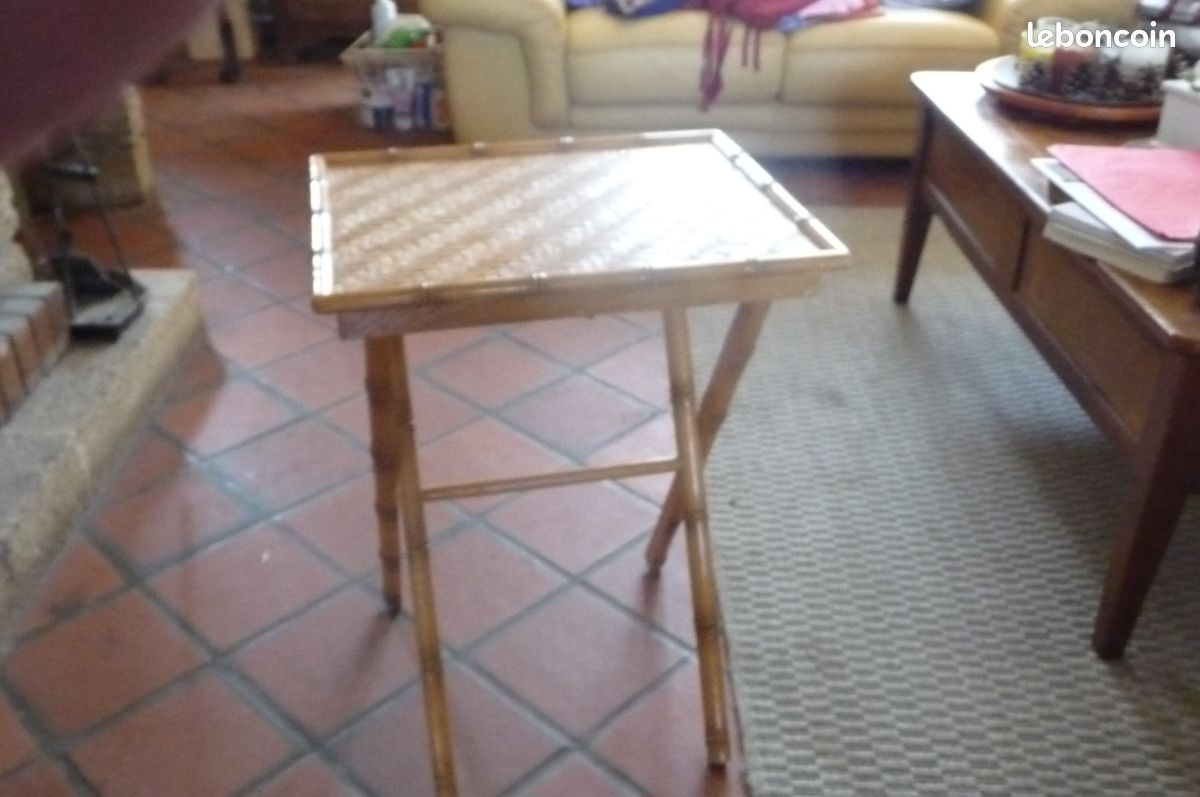 Table d'appoint bambou (image 2)