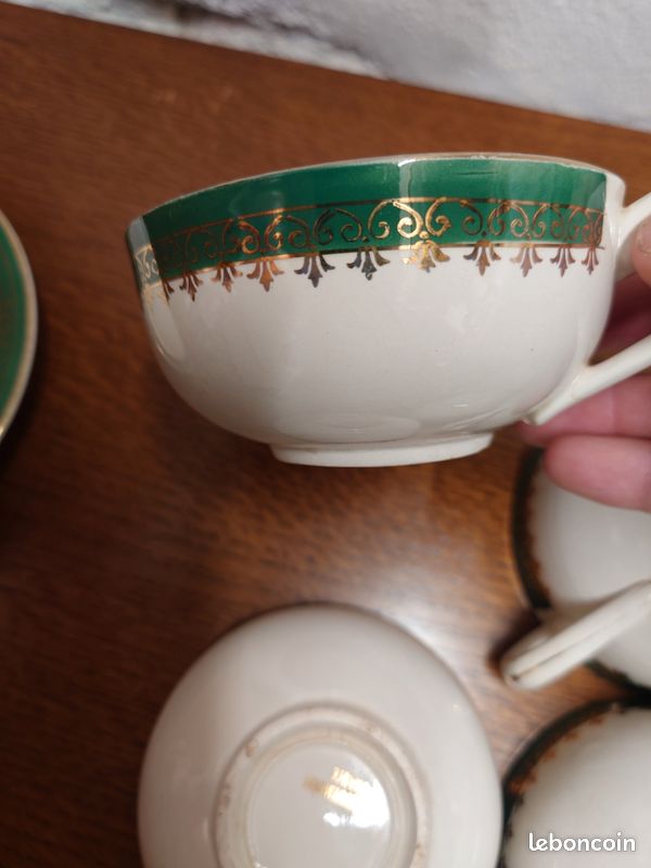 Tasses et soucoupes Sarreguemines France Emery (image 11)