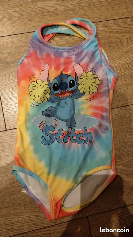 Maillot de bain fille stitch 2/3 ans (image 1)