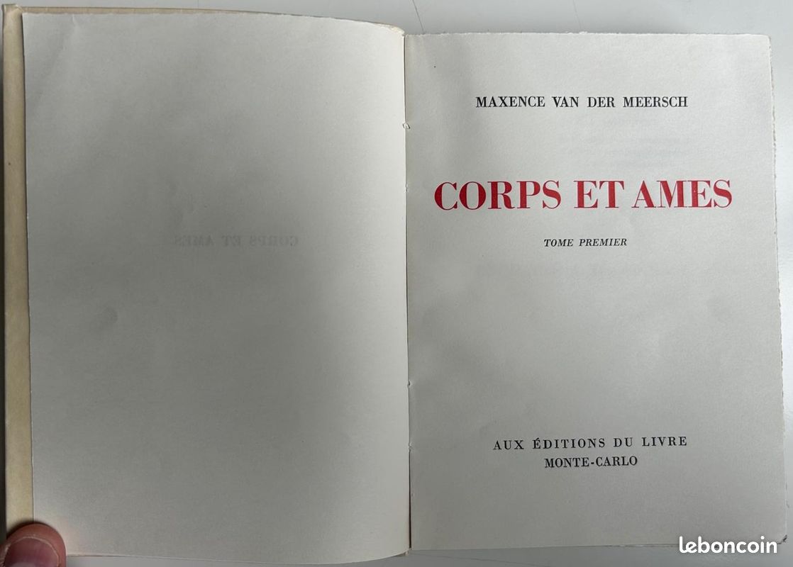 Van der Meersch - Corps et ames (deux tomes) (image 4)