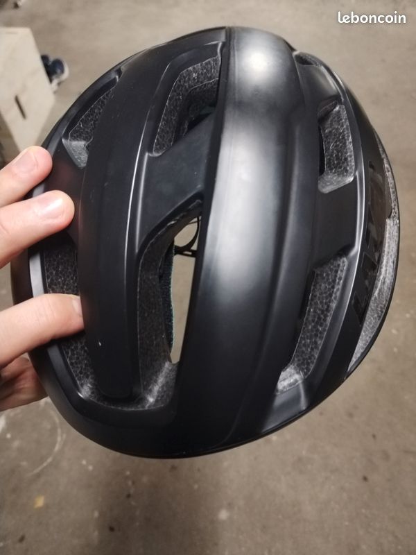 Casque De Route LAZER Strada KinetiCore Gris Foncé Mat, Jaune Vif