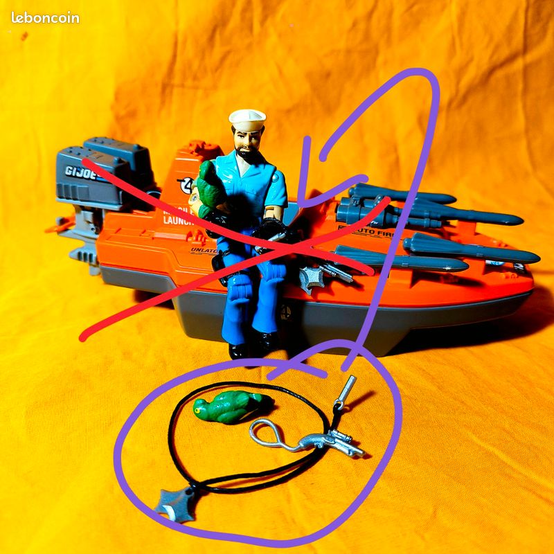 Accessoires de Shipwreck marin Gi joe (image 1)