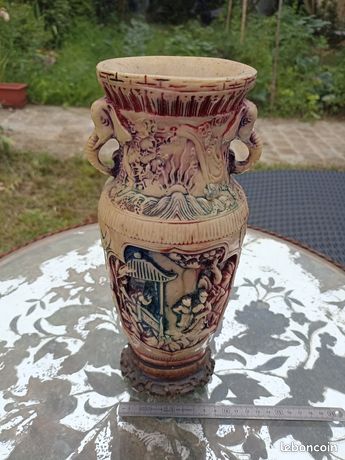Lot de 4 tasses chinoises + soucoupes & cuillères – Décor